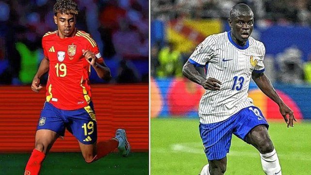 España y Francia van por el pasaje a la final de la Eurocopa.