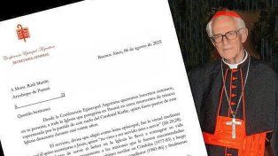 La CEA expresó su cercanía a la Iglesia de Paraná tras la partida del Cardenal Karlic.