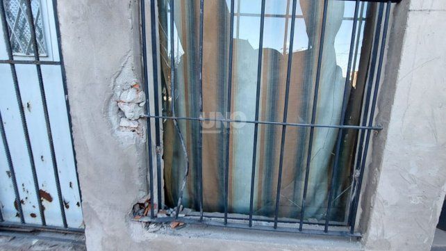 La vivienda asaltada en Perón y Pasaje Leiva en el norte de la ciudad&nbsp;