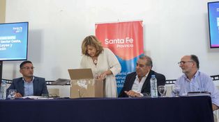 Esta es una de las obras de mayor envergadura licitada en los últimos tiempos,  dijo la ministra de Infraestructura, Servicios Públicos y Hábitat, Silvina Frana.