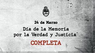 El Gobierno difundió un video por el 24 de Marzo