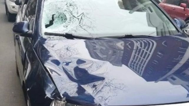 Palermo. El auto azul fue hallado abandonado a unas 12 cuadras. &nbsp;