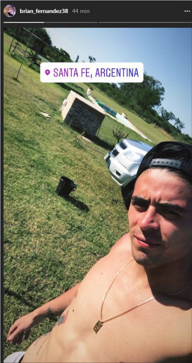 Brian Fernández está en Santa Fe y se empieza a vestir con los colores de Colón