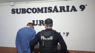 El hombre detenido en Santo Tomé