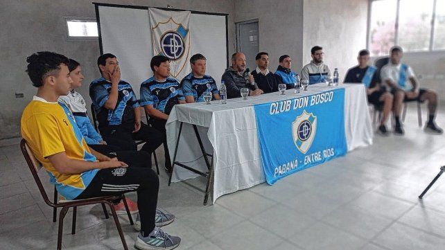 Don Bosco presentó al cuerpo técnico.