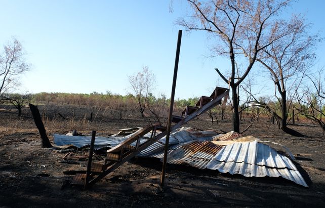 Arrasadas. Los incendios de este verano en las islas afectaron a la vegetación y algunas casas.
