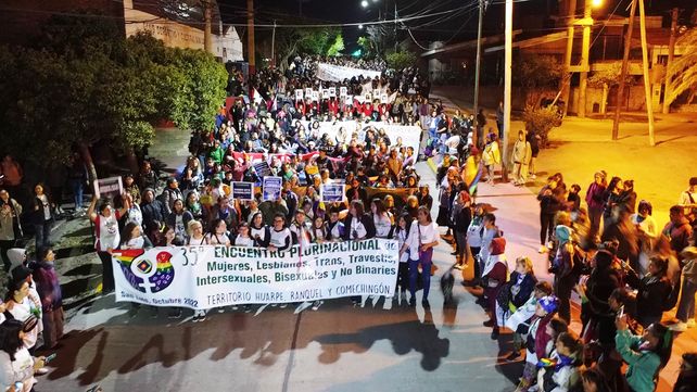 &nbsp;Encuentro Plurinacional: Más de 100.000 mujeres y disidencias en la marcha de cierre&nbsp;
