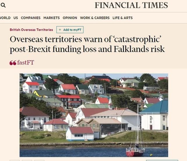 título. El artículo aparecido en el diario Financial Times ayer.