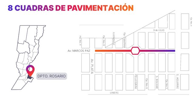 Licitaron dos obras de infraestructura para un barrio de Villa Gobernador Gálvez y entregaron escrituras