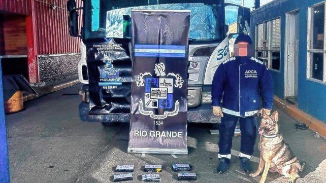 Detectaron kilos de cocaína ocultos en la cabina de un camión