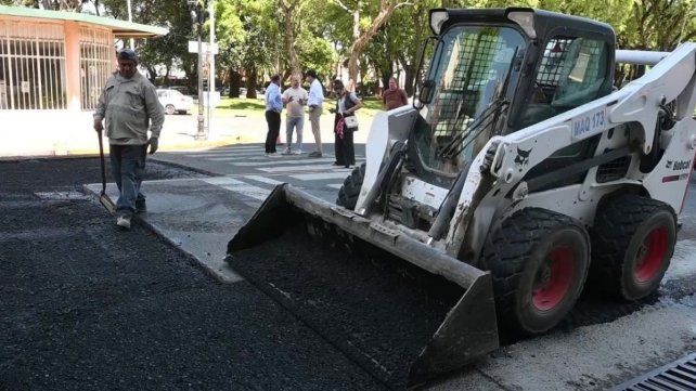Plan Calle a Calle: comenzó el mantenimiento y renovación de Alameda de la Federación
