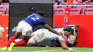El riojano Luciano González fue el autor del único try ante Francia.
