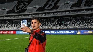 Jorge Valdez Chamorro, volante de Patronato, metió selfie en el Nilton Santos.