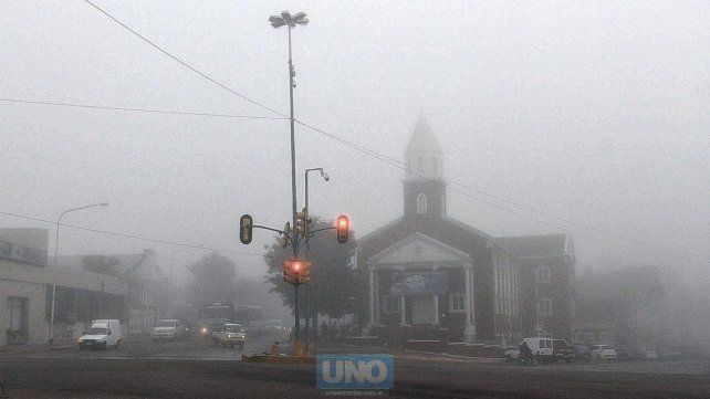 Paraná amaneció cubierta de una espesa niebla&nbsp;