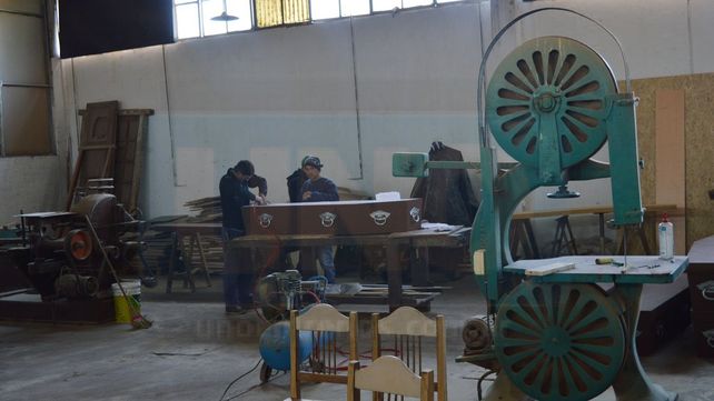 Taller de carpintería.&nbsp;