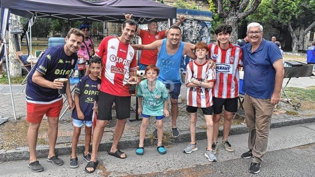 El color de los hinchas de Unión en el duelo ante Newells