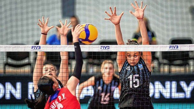 Mundial U19: Derrota de Argentina frente a China Taipei en sets corridos.