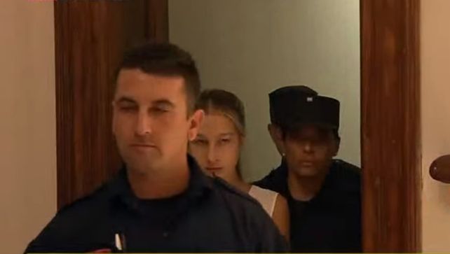 Sin privilegios. Nahir se encuentra presa y sin ningún tipo de beneficios en la celda policial.