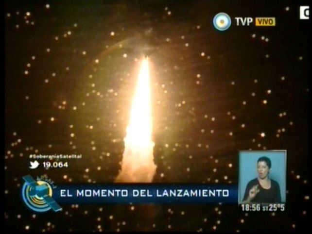 El primer satélite geoestacionario argentino está en el espacio y ya se desprendió de la cápsula