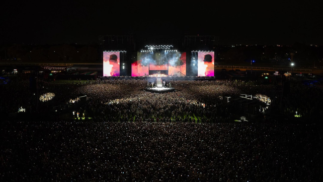 Una multitud se acercó al Hipódromo de San Isidro para ver a Imagine Dragons