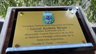 La AFA rebautiza el predio de Ezeiza con el nombre Lionel Andrés Messi