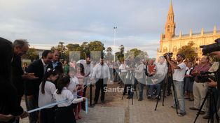 La plaza Trucco fue renovada a días de la Fiesta de Guadalupe