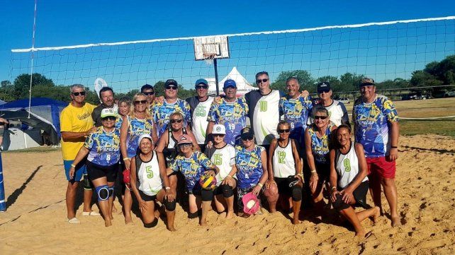 El newcom de Paracao disfrutó del deporte en la arena.