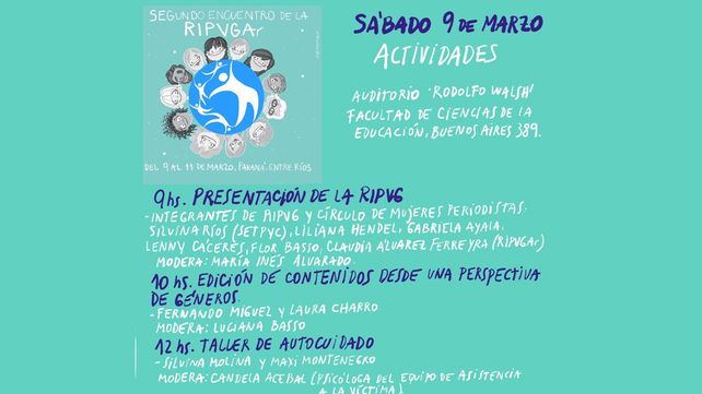 Comunicadores se reúnen en Paraná para debatir sobre el periodismo con visión de género