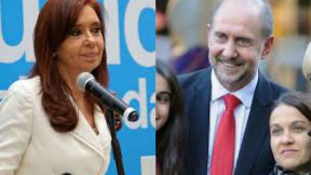 Perotti y Cristina, juntos en el teléfono