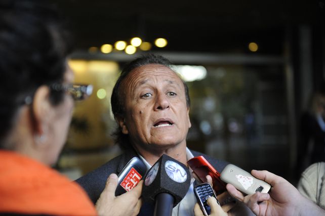Durante al grabación de un spot de campaña