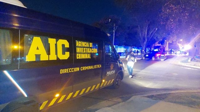 La AIC, presente en el lugar del hecho.
