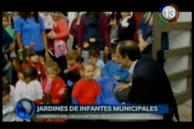 Los chicos de los Jardines Municipales iniciaron el ciclo lectivo