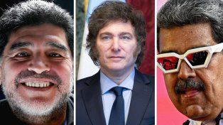 Nicolás Maduro pidió al espíritu de Diego Maradona que espante a Javier Milei y no lo deje dormir: “Jálale las patas”. Recordó cuando El 10 le obsequió un reloj&nbsp;