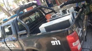 Recuperaron los equipos de aire robados a la escuela Sara Faisal y detuvieron a 5 personas