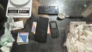 Los elementos secuestrados en el allanamiento