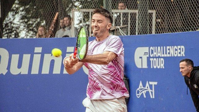 El santafesino Lautaro Corthey quedó eliminado tras perder con el bonaerense Vilicich.