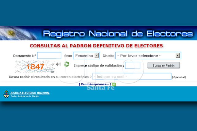 Elecciones 2013: ya se puede consultar el padrón definitivo