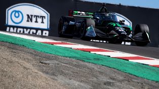 Canapino hizo una carrera excepcional en el cierre de la temporada de la IndyCar. Llegó a estar segundo y lo perjudicó su compañero de equipo.