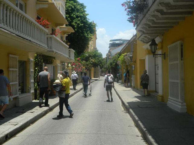Las calles de Cartagena son una postal en sí mismas.&nbsp;
