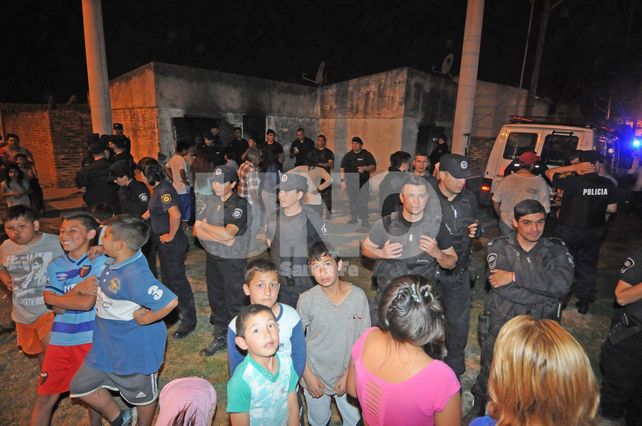 Mucho dolor. Los vecinos lamentaron el triste episodio. 