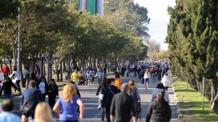 La Calle Recreativa será escenario el domingo próximo del reclamo de los docentes privados con una maratón simbólica.