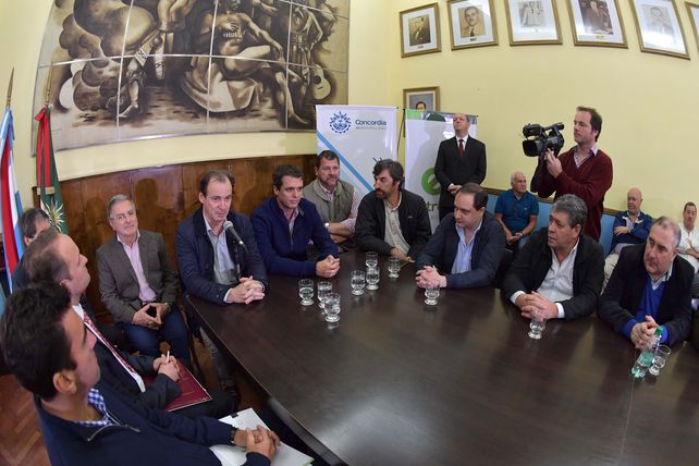 Bordet celebró volver a la Municipalidad de Concordia.&nbsp;