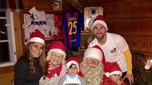 Messi pasó la Navidad en Rosario con su amigo Luis Suárez como invitado