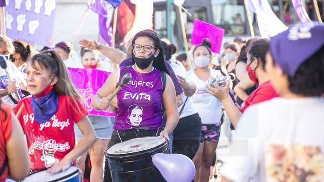 Postales del #8M en Paraná