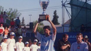 Ayer nomás. Juan Ignacio Chela ganó el torneo en Rosario en 2001.