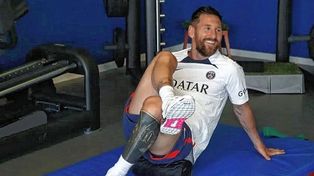 Messi volvió a los entrenamientos.