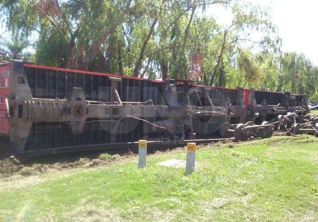 Descarrilaron dos vagones  en el barrio Candioti Norte