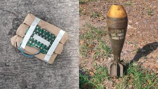 El hallazgo de los dos artefactos explosivos encendió las alertas