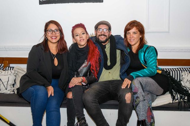 Tefi Posadas, Giorgi Monforte Rony Ferrari y Mel Unzuga
