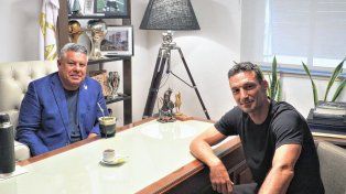Tapia volvió a reunirse con Scaloni rumbo a la Copa América